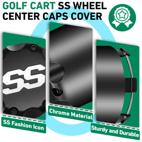 Set of four hub caps for wheels ensure coordinated styling