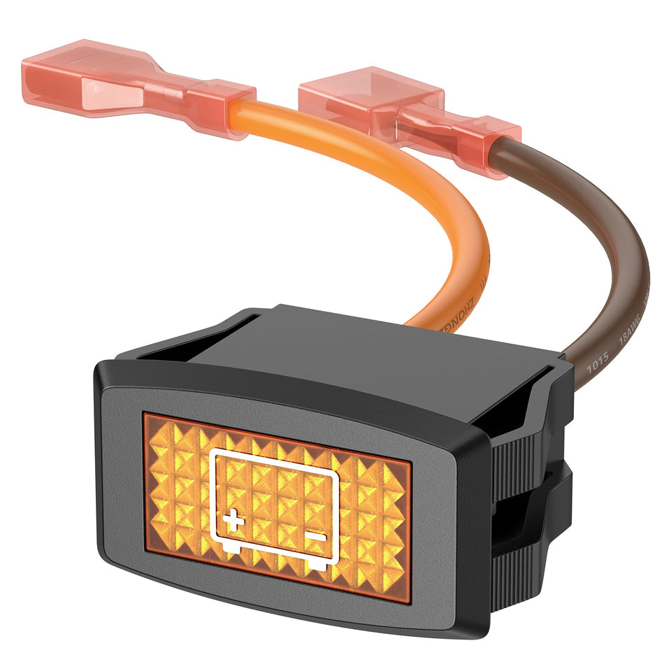FIXHAWK 48V battery warning light with CDM reading for Club Car Precedent improves early issue visibility.