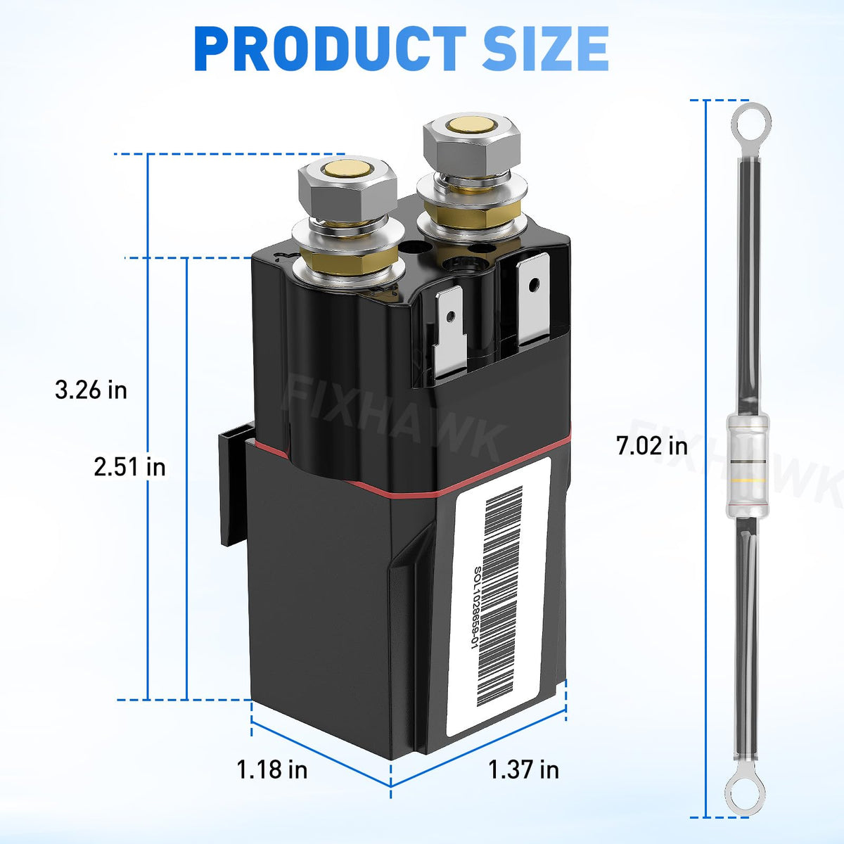 FIXHAWK resistor assembly included with the solenoid for complete kit