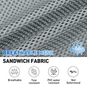 FIXHAWK all-season sandwich fabric stays cool in heat and warm in winter.