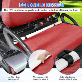 FIXHAWK all-season sandwich fabric keeps you warm in winter and cool in summer.