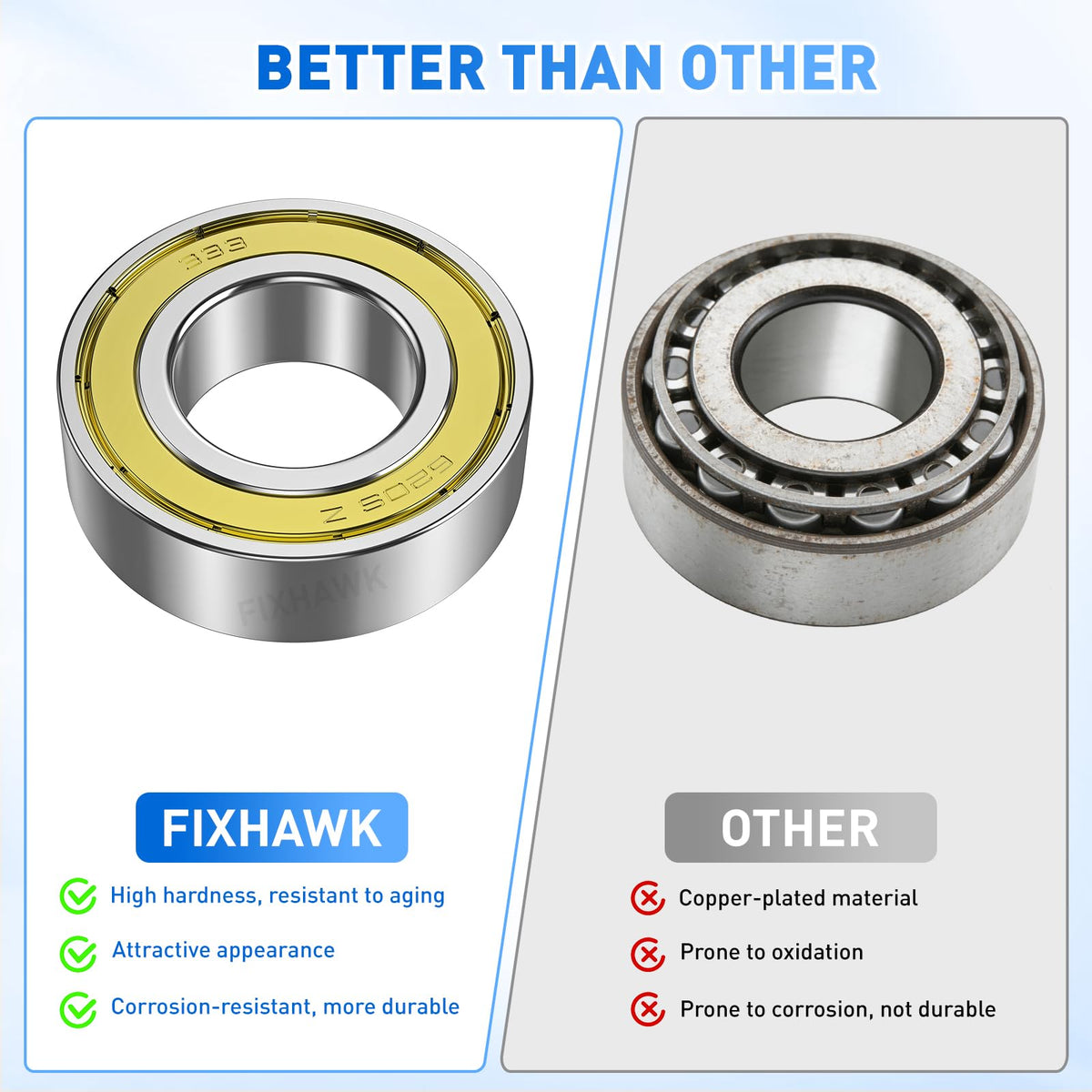 FIXHAWK 25 mm axle bushing ready for precise fit and easy installation