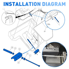 FIXHAWK durable iron and cycloidal steel rod resists wear for longevity