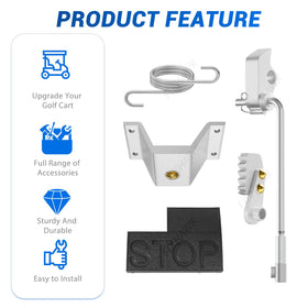 FIXHAWK brake pedal blocks mounting set provides solid brake support on Club Car DS models