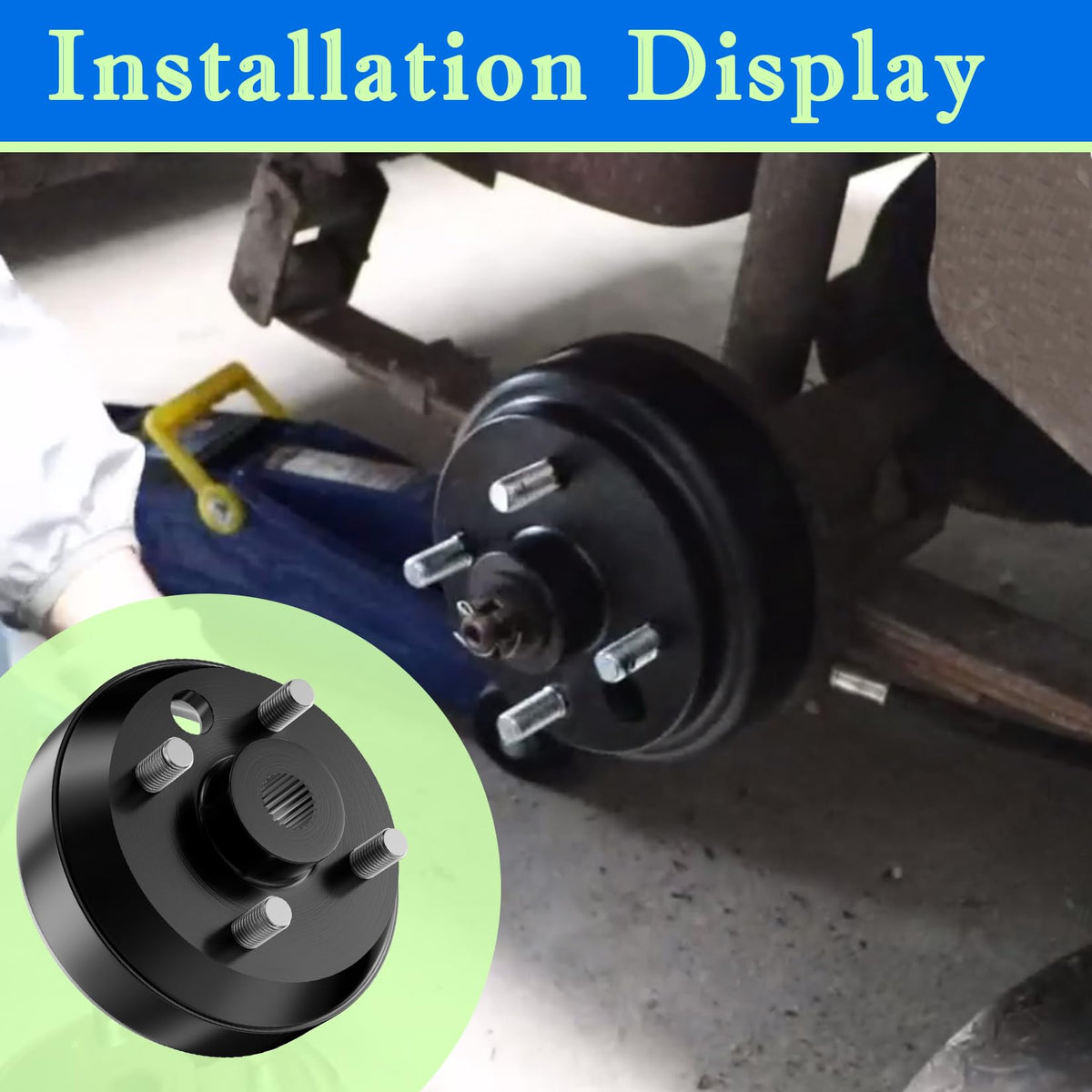FIXHAWK castellated nut with washer providing durable mounting