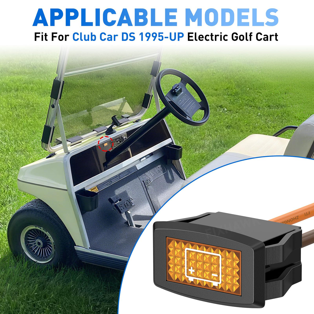 FIXHAWK Club Car DS compatibility supports proactive battery management