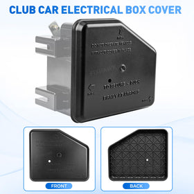 FIXHAWK Club Car DS box cover installed on a cart's electrical box