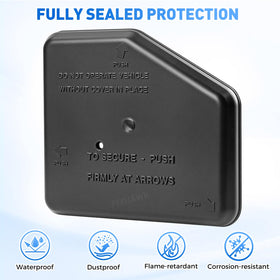 FIXHAWK Club Car DS box cover side view confirms compatibility and simple install