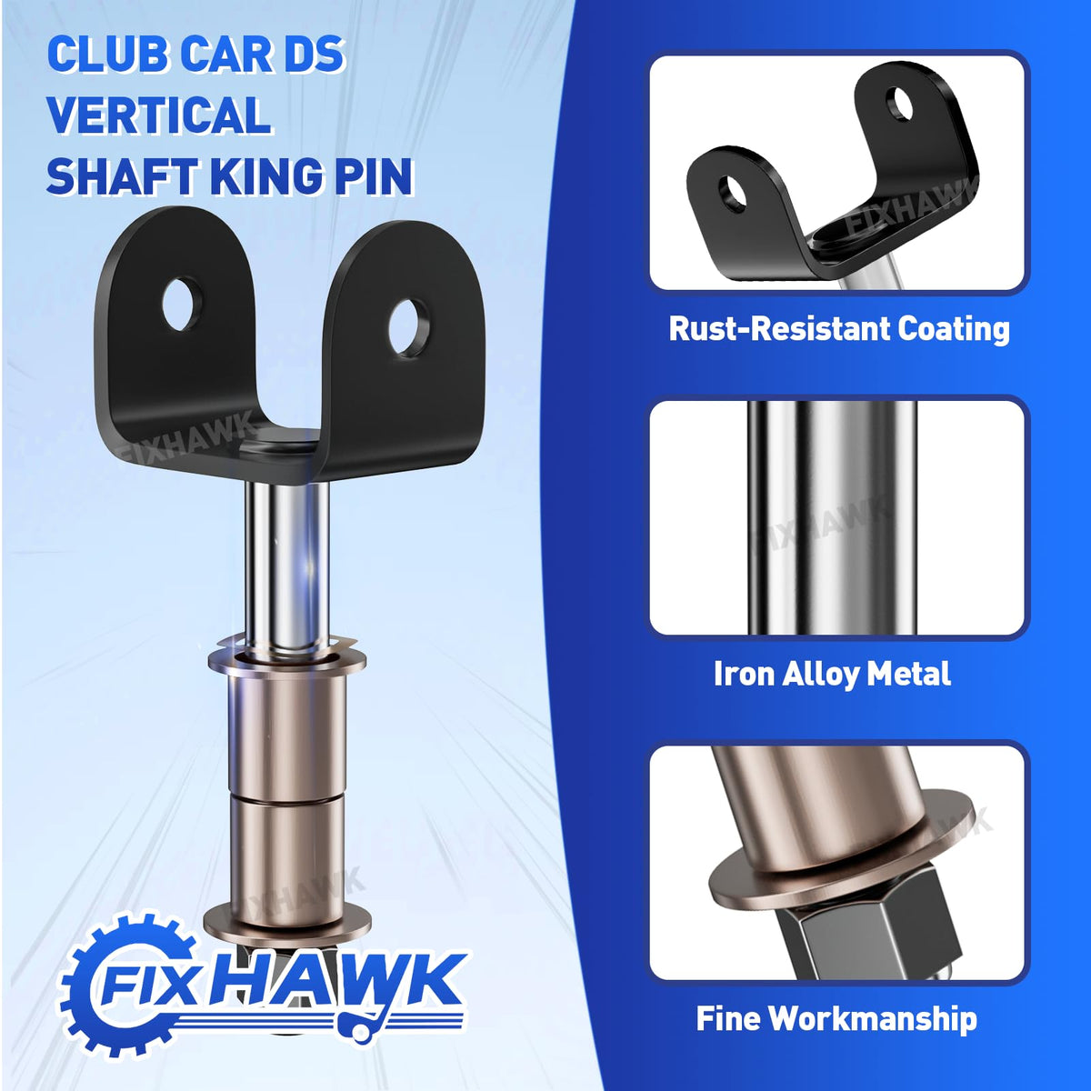 FIXHAWK Club Car DS control arm iron sleeve ensures durable control