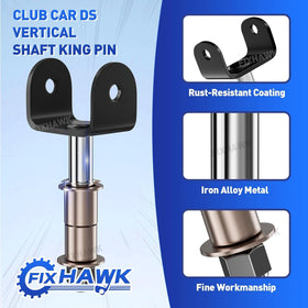 FIXHAWK Club Car DS delta upper clevis assembly ensures secure connection