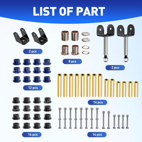FIXHAWK Club Car DS delta upper clevis assembly for secure connection