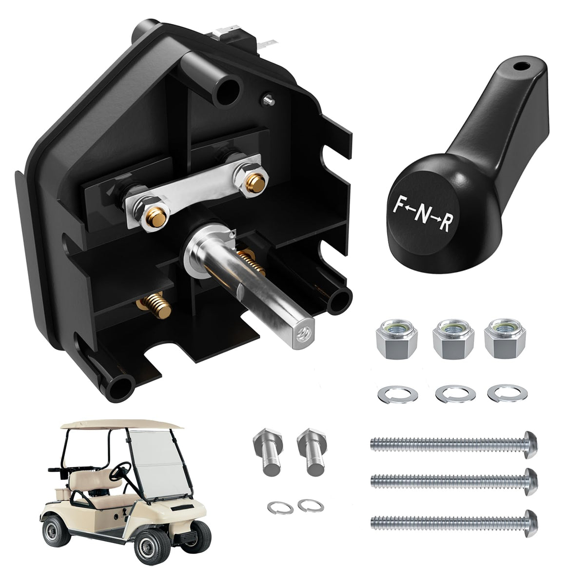 FIXHAWK Club Car DS forward and reverse switch with handle for reliable 36V control
