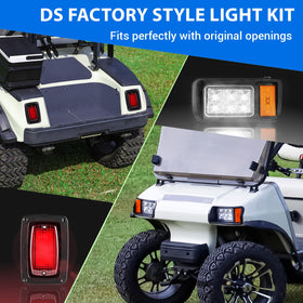 FIXHAWK Club Car DS right LED headlight for improved nighttime illumination.
