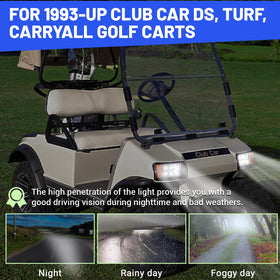 FIXHAWK Club Car DS left LED tail light for durable signaling on the road.