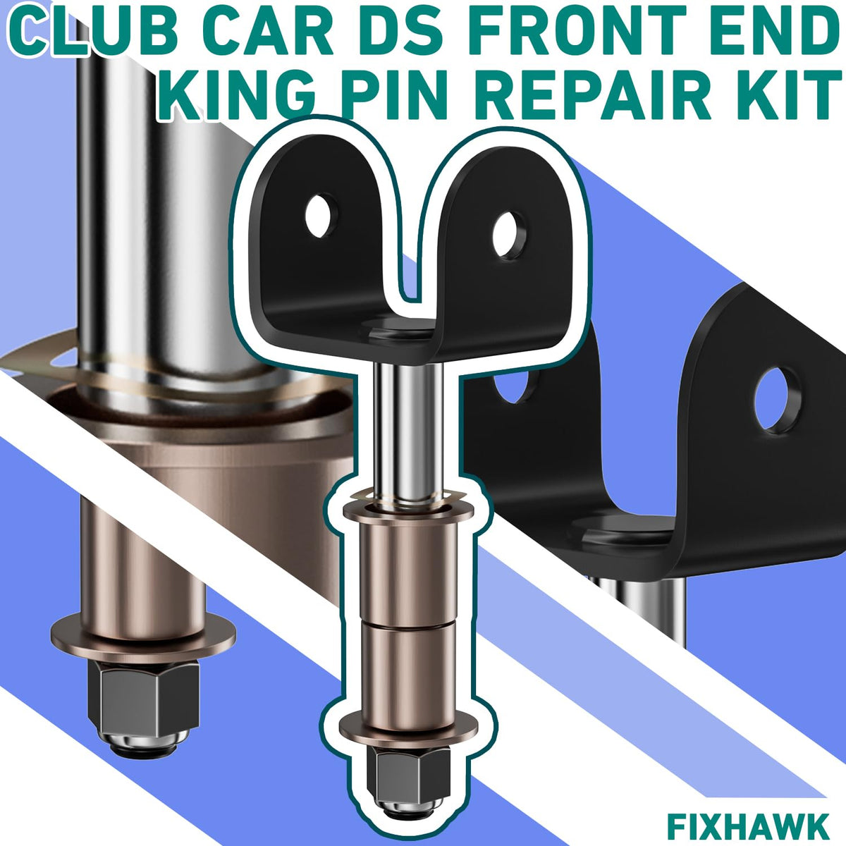 FIXHAWK Club Car DS lower main bushings reduce play and noise.