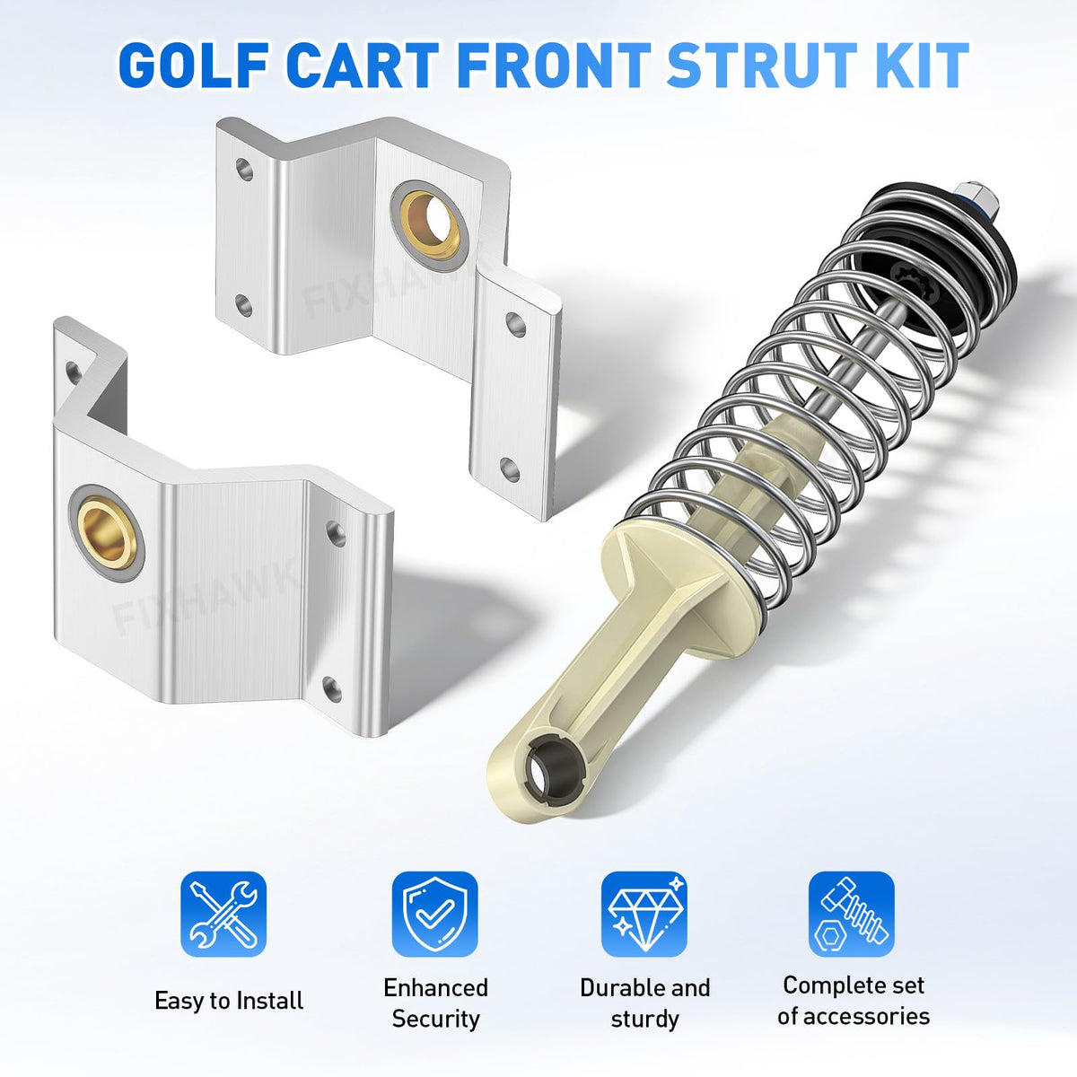 FIXHAWK DS pedal assembly for Club Car improves throttle response