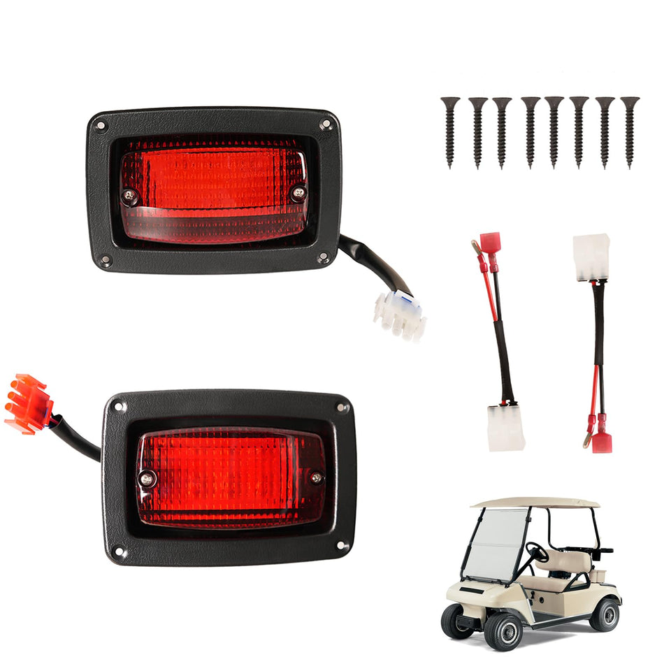 FIXHAWK left Club Car DS tail light for 12V carts with enhanced rear visibility