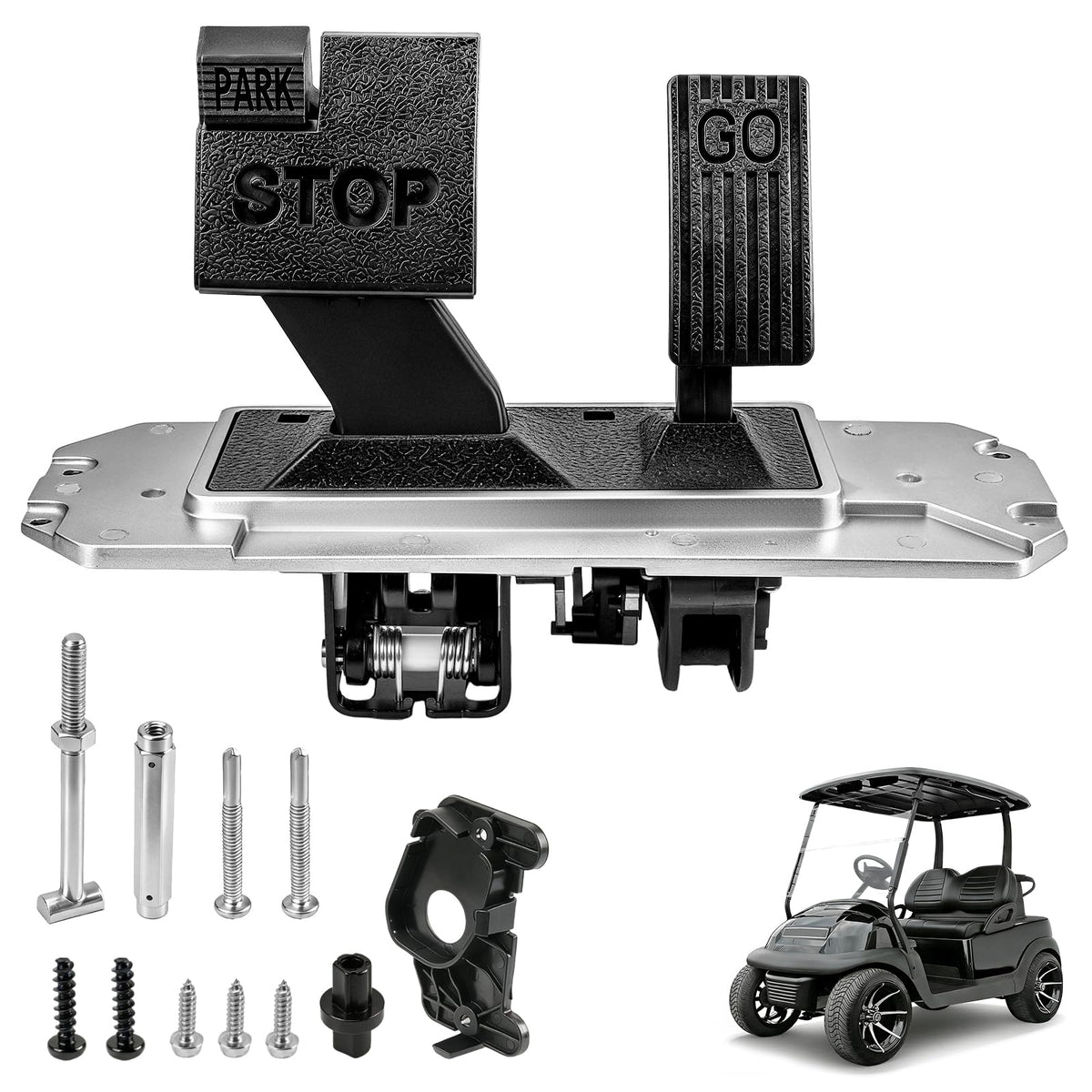 FIXHAWK pedal assembly with conversion kit for Club Car improves smooth acceleration