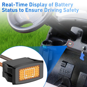 FIXHAWK warning light for Club Car Precedent (2004-2014) with PowerDrive Chargers.