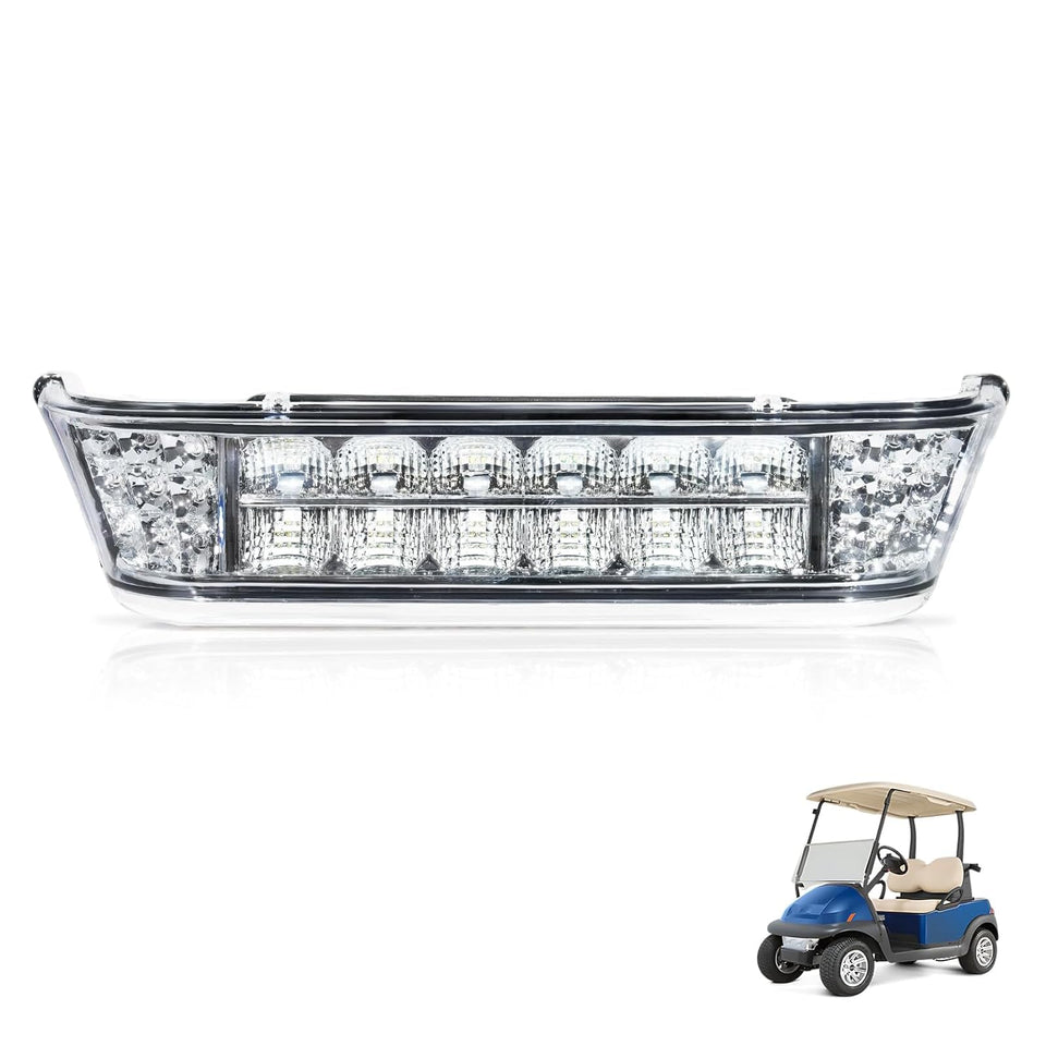 FIXHAWK headlight bar for Club Car Precedent, front view, boosts night visibility.