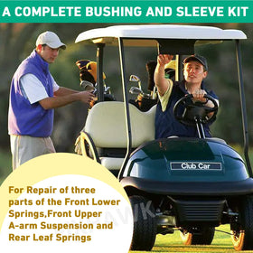 FIXHAWK Club Car Precedent rear leaf spring bushing reduces wear and noise