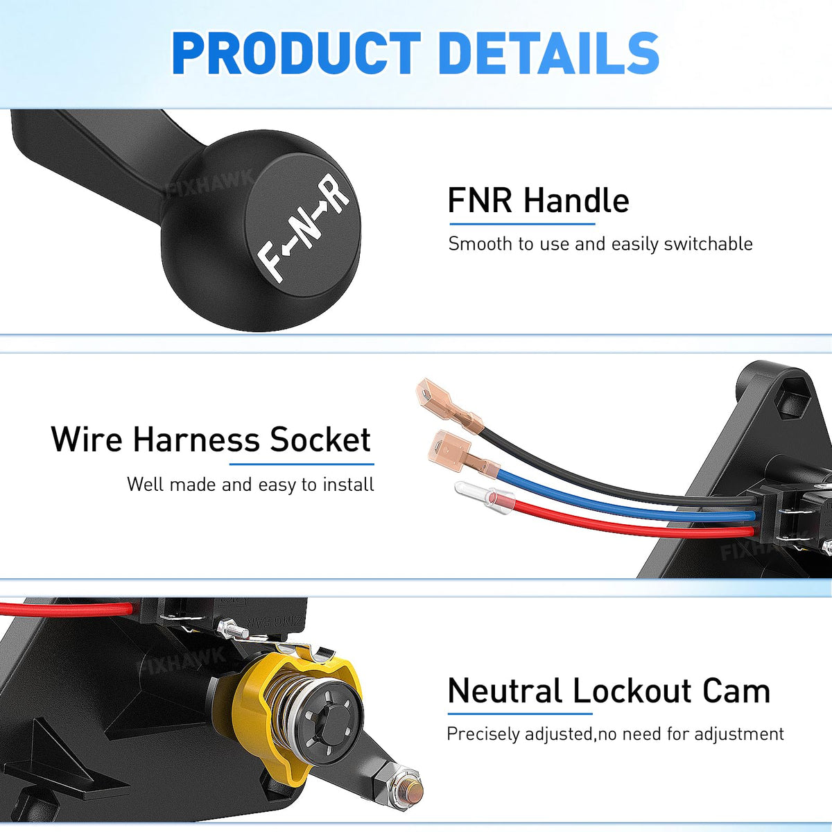 FIXHAWK screws pack supports quick, reliable installation on golf carts.