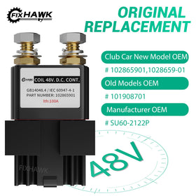 Close-up of FIXHAWK resistor assembly included with the 48V solenoid
