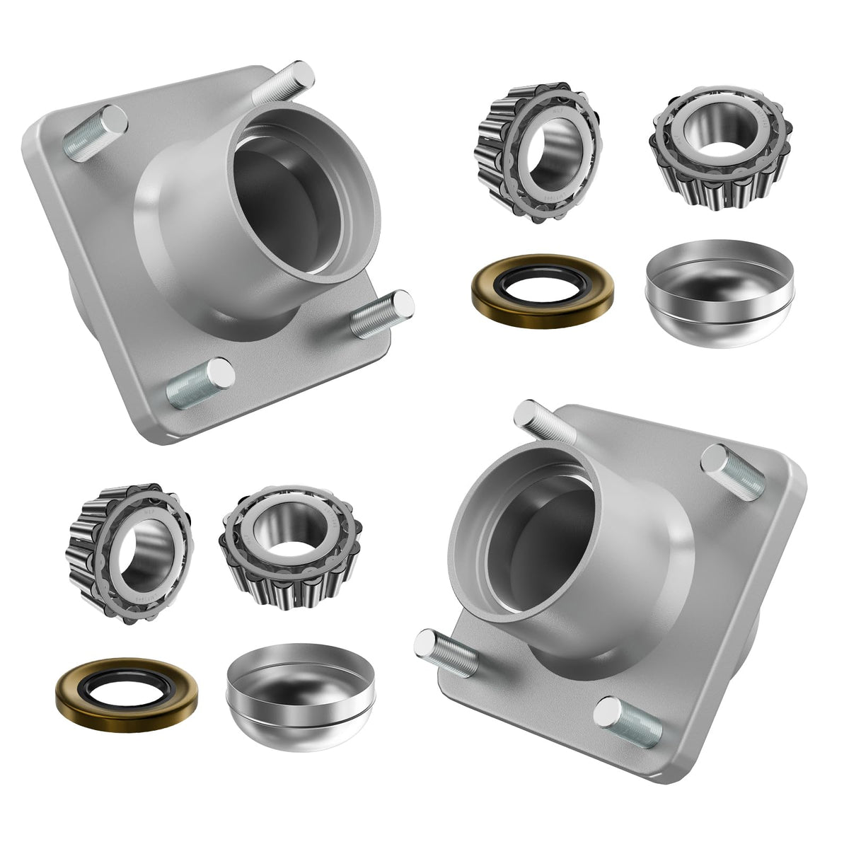 FIXHAWK Club Car DS front hub assembly for smooth steering.