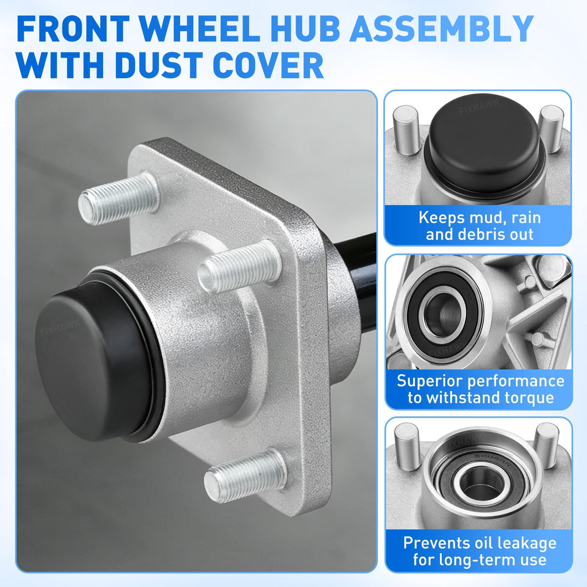 FIXHAWK king pin kit close-up for solid front-end alignment
