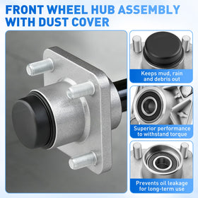 FIXHAWK king pin kit close-up for solid front-end alignment