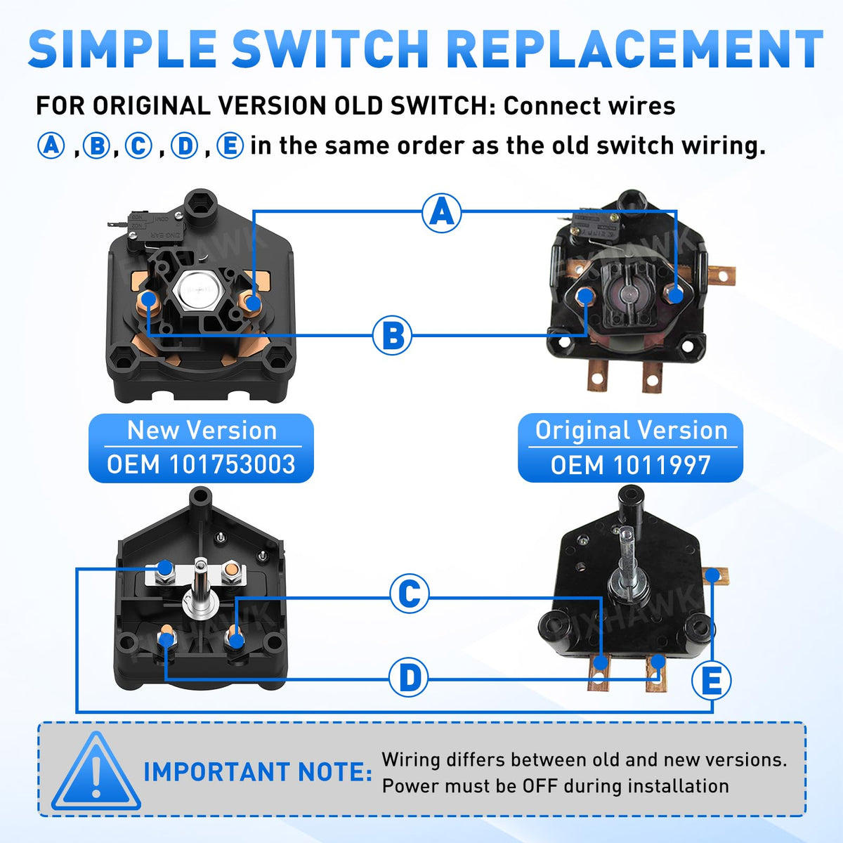 Fixhawk compatibility-diagram helps verify model fit before replacement.