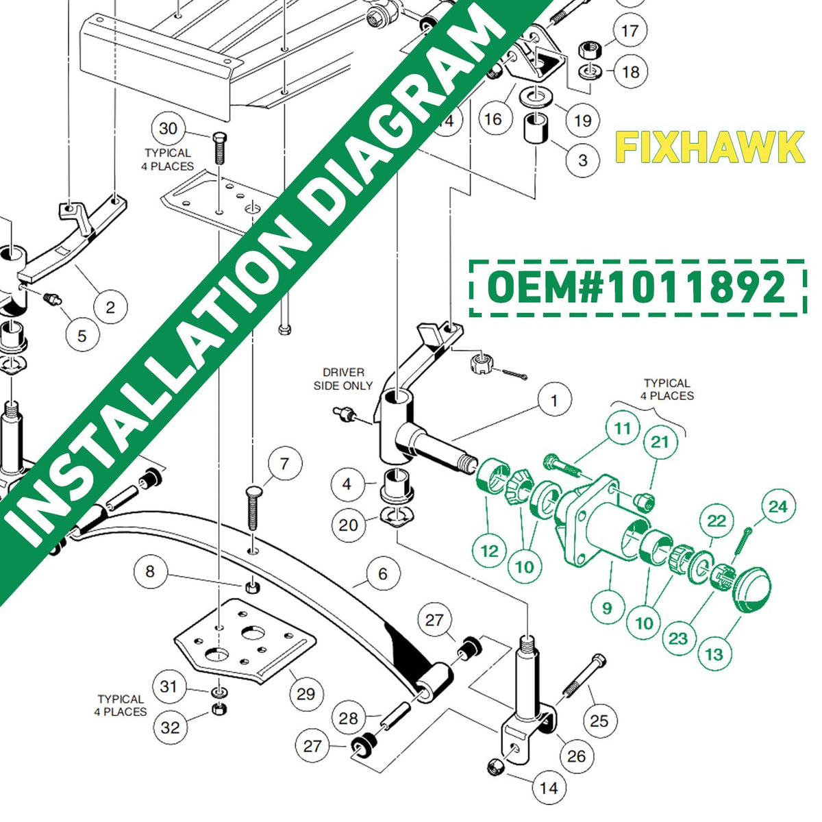 FIXHAWK complete accessories kit reduces search time.