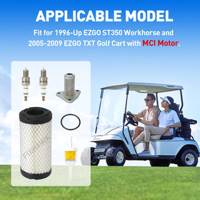 FIXHAWK complete EZGO tune up kit content for maintenance