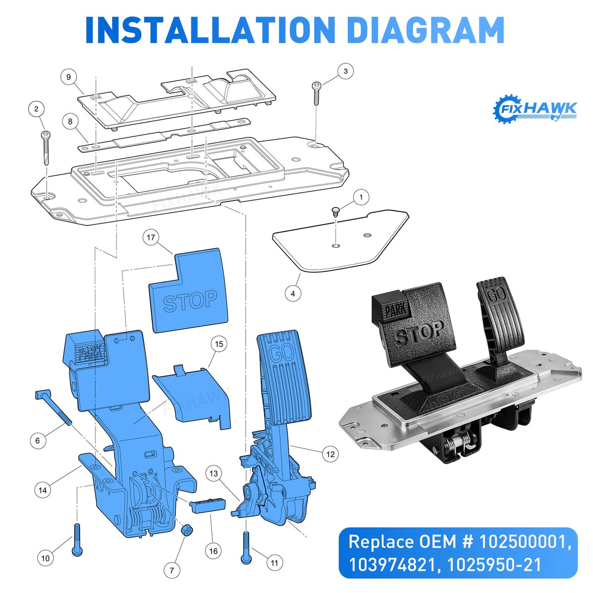 FIXHAWK conversion kit keeps compatibility across Club Car generations