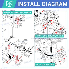 FIXHAWK delta upper clevis assembly provides reliable mounting and quick assembly.
