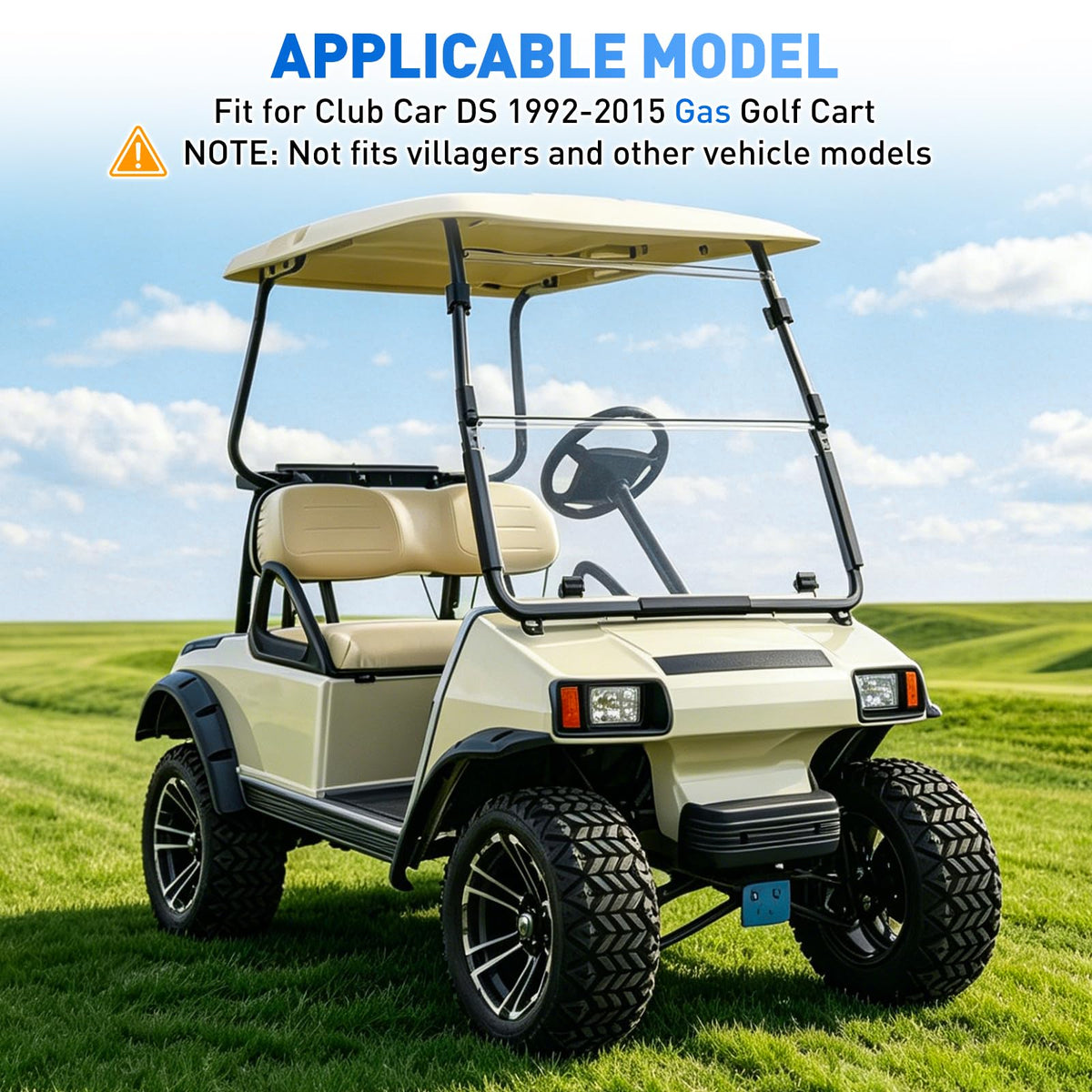 FIXHAWK DS 1992-2015 golf cart kit image emphasizes reliable upgrade
