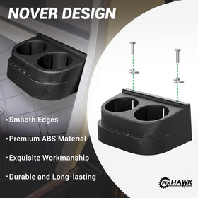 FIXHAWK DS cup holder base design built from durable ABS material