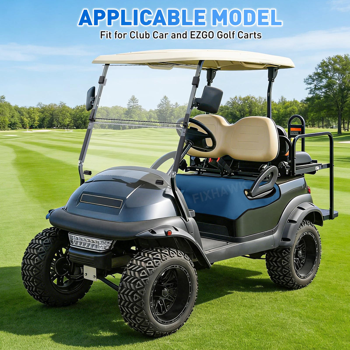 FIXHAWK machine washable golf cart seat blanket ready for cleaning