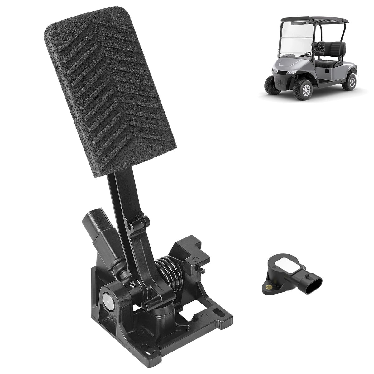 FIXHAWK EZGO accelerator pedal assembly with sturdy footpad for smooth starts