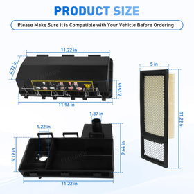 FIXHAWK EZGO air filter box latches ensure secure fit and quick maintenance.