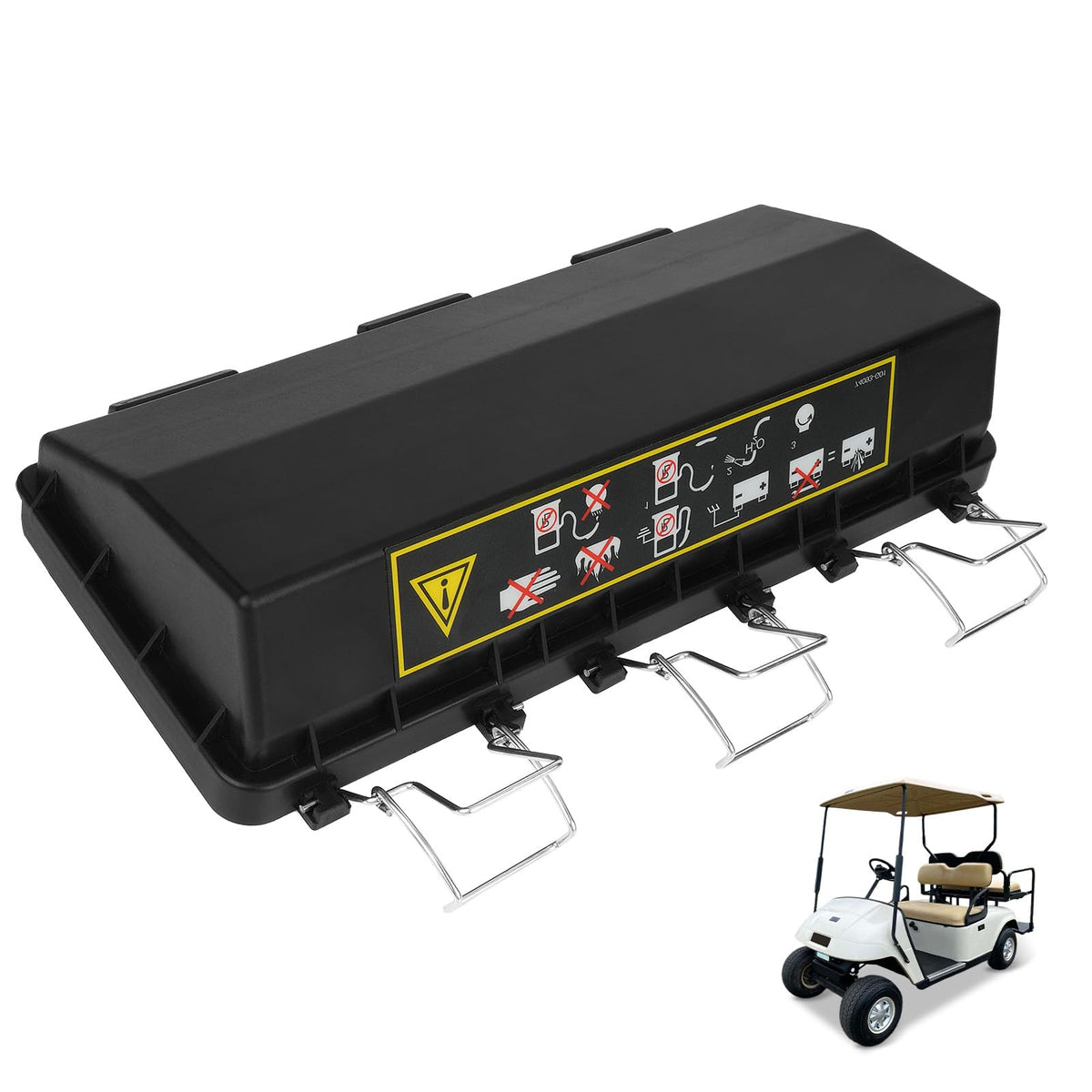 FIXHAWK EZGO air filter cover with corrosion-resistant stainless steel design.
