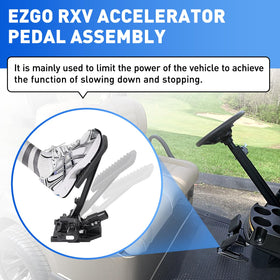 RXV model view of FIXHAWK pedal assembly, improved throttle response