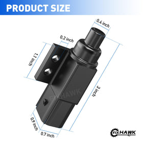 FIXHAWK RXV accelerator switch installation area close-up for DIY replacement