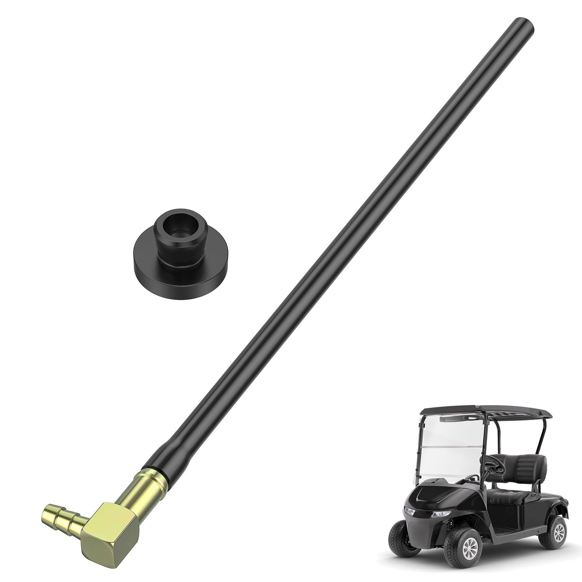 FIXHAWK EZGO siphon tube shows a durable fuel line ready for 1989-UP gas golf carts.