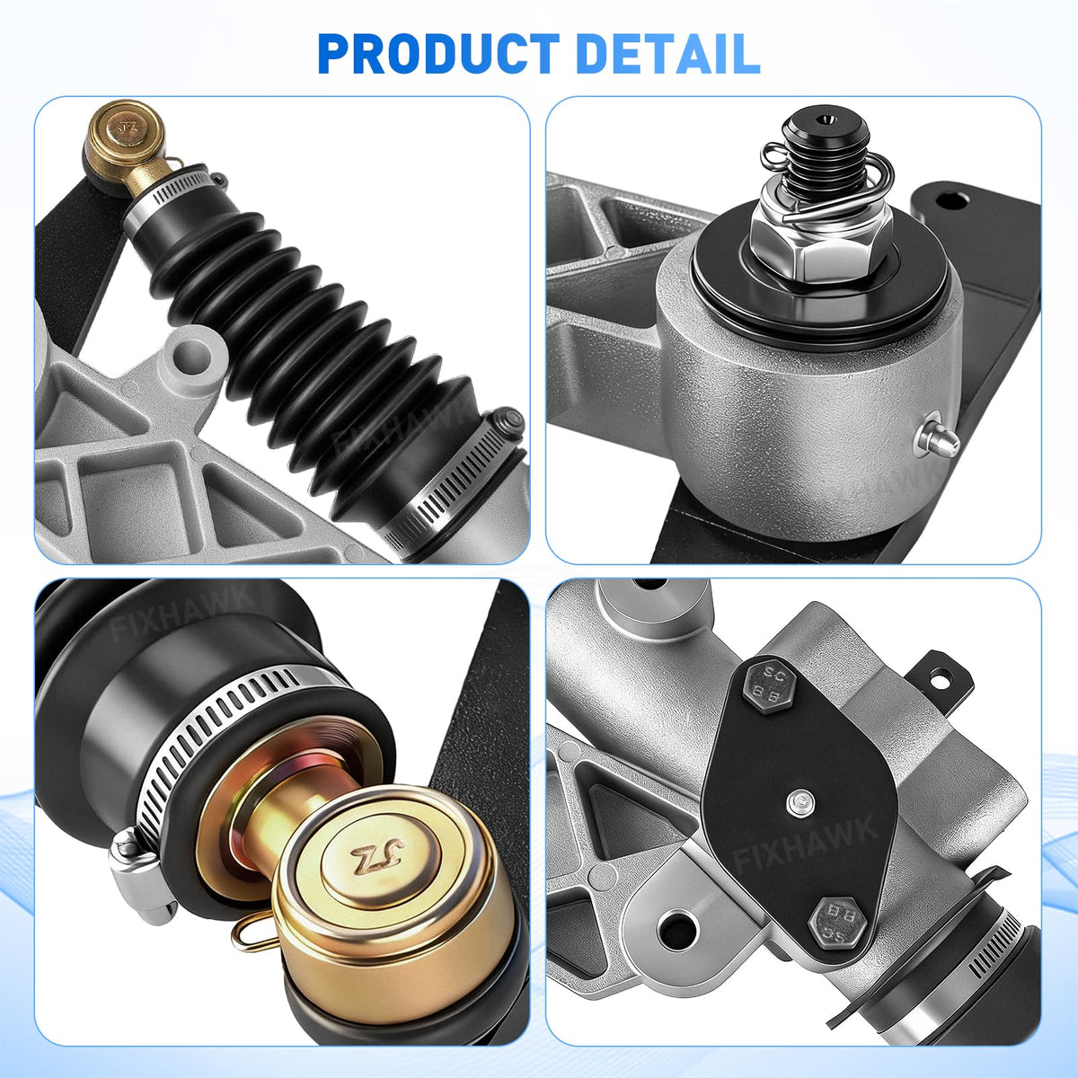 FIXHAWK EZGO Medalist steering gear box OEM replacement compatibility