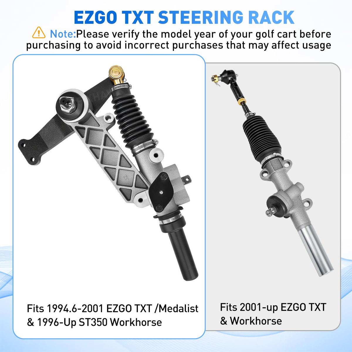 FIXHAWK EZGO TXT steering rack OEM replacement for reliable fit