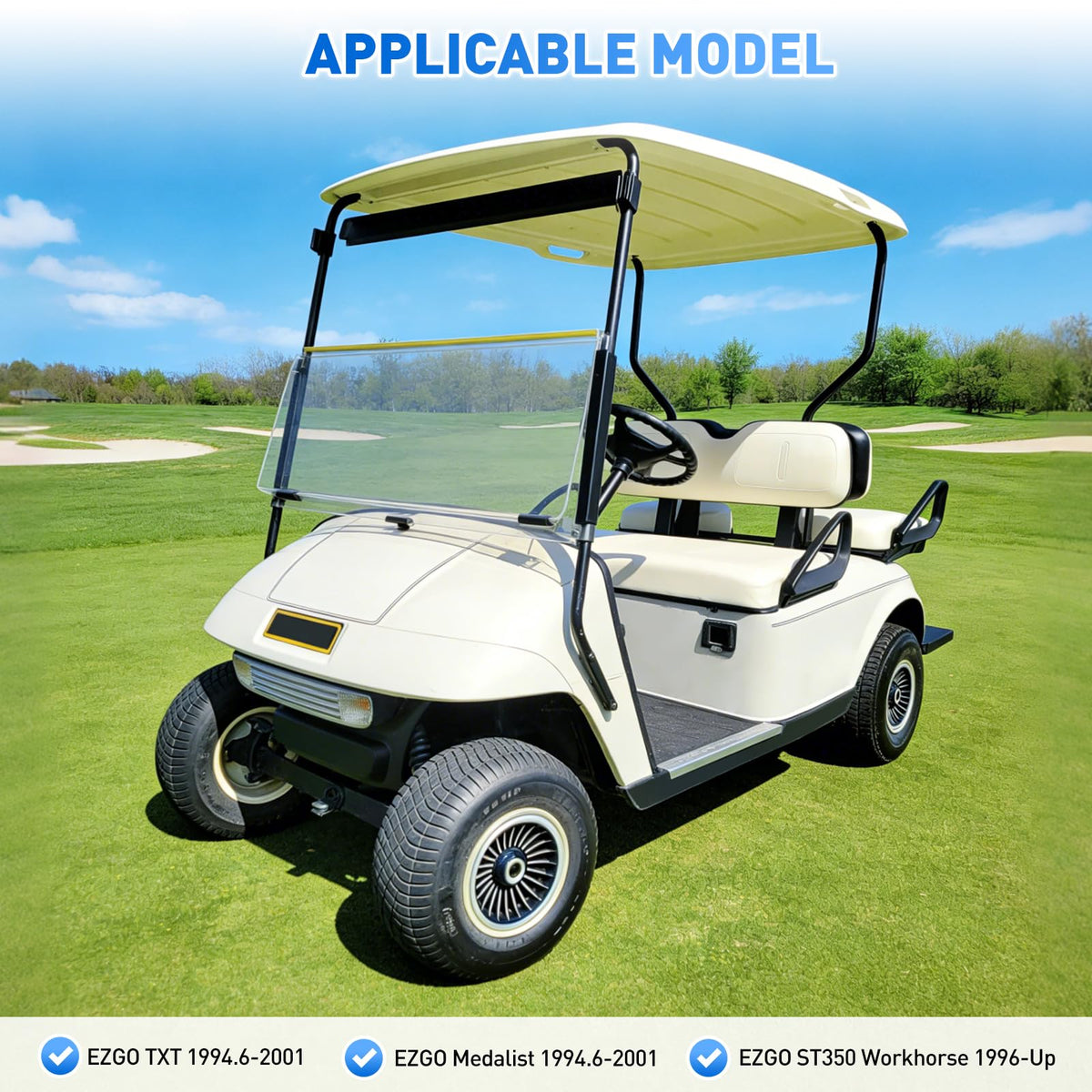 FIXHAWK EZGO steering system steel construction for durability