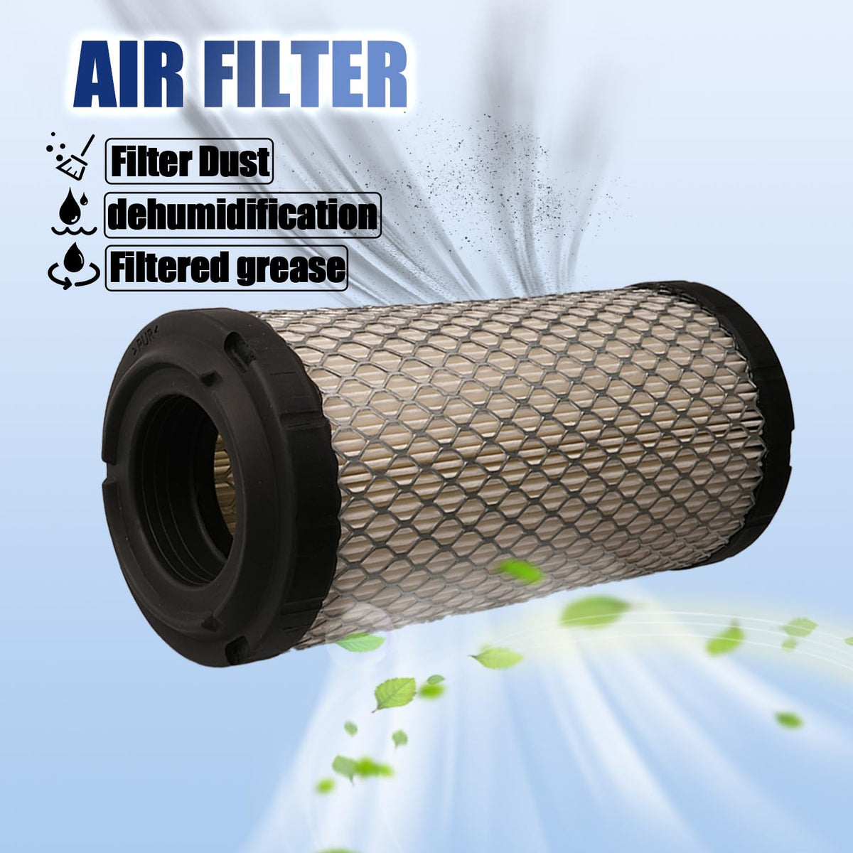 FIXHAWK EZGO TXT fuel filter close-up highlighting filtration efficiency for longer engine life.