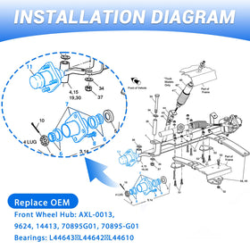 FIXHAWK bearing seals set shields from moisture and dirt