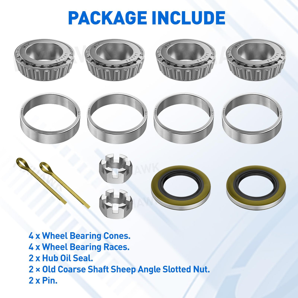 FIXHAWK EZGO TXT shaft nut and pin set for secure install